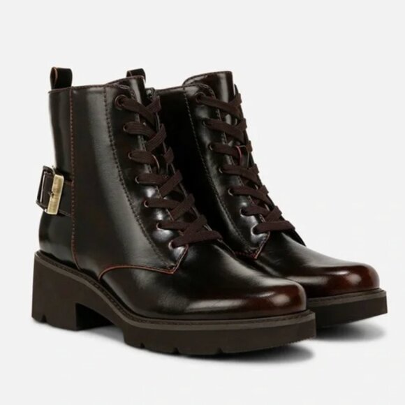 Naturalizer Cabaret Ankle Combat Boot Booties Size 8 - Picture 1 of 7